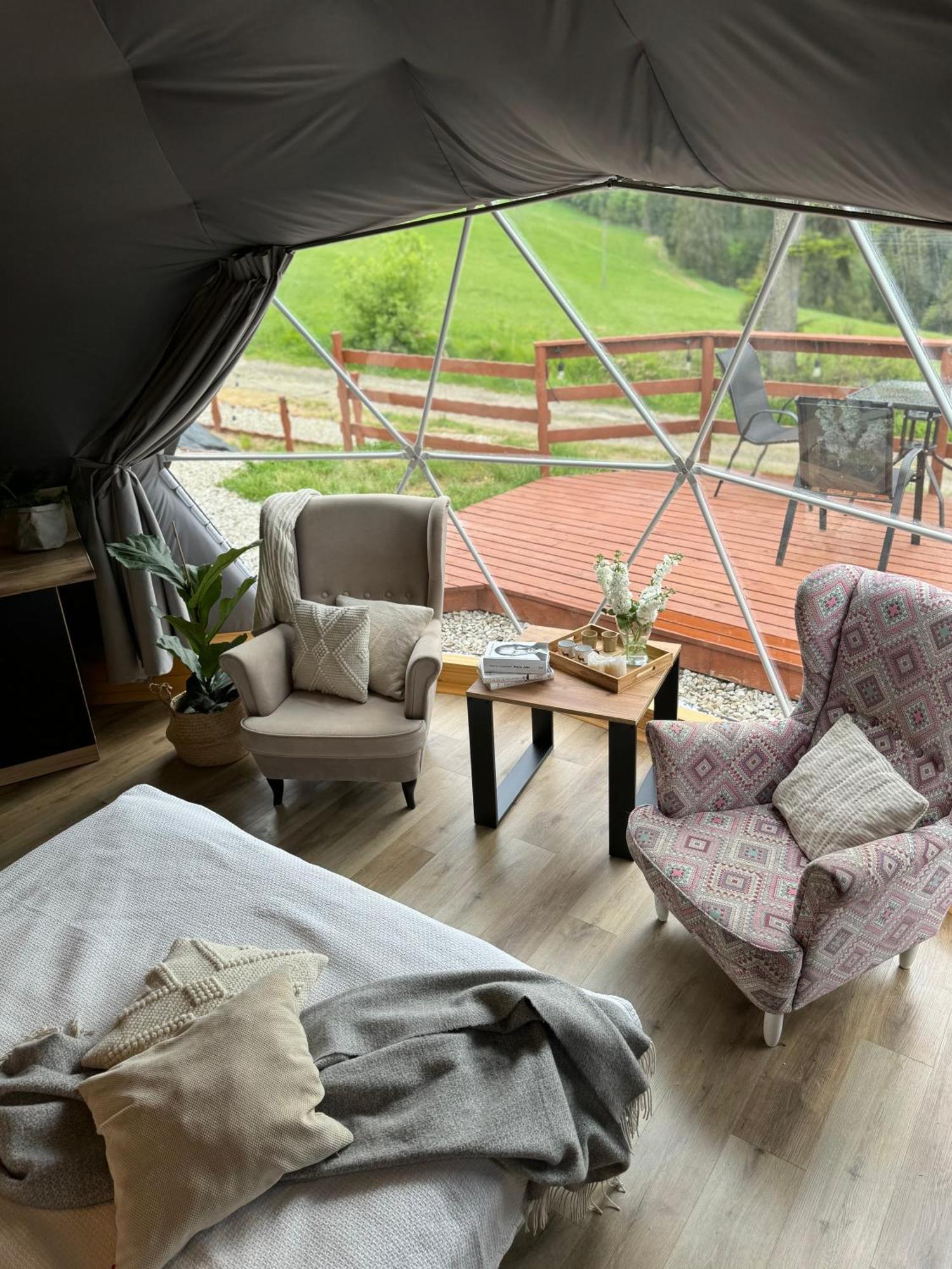 Luxury tent Tatra Glamp Tarasowka - Siec Noclegowa Tatra Glamp Poronin